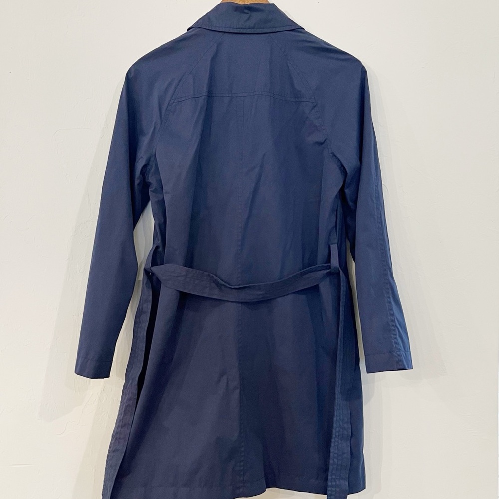 Old Navy Navy Blue Trench Coat - image 2